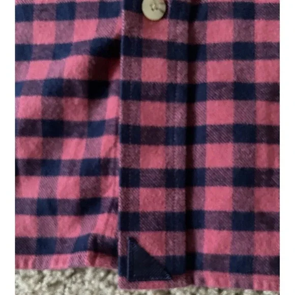 UNTUCKit Long Sleeve Button Up Shirt Men's Pink Black Check Slim Medium JBHS - Picture 7 of 9